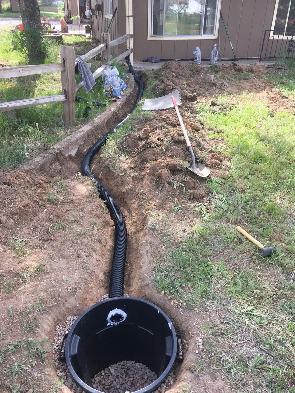 Дренаж и водосток на учатске - фото 2